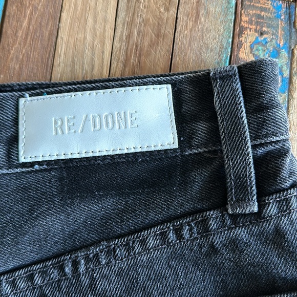 RE/DONE Black high waist Shorts Sz 29 *NWOT** - Picture 5 of 11